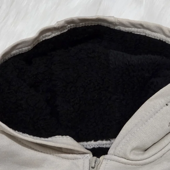 True Religion Beige Kids Hoodie with Logo - Picture 4 of 5